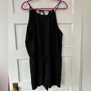 EUC LOFT BLACK ROMPER SIZE MED
